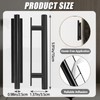 Opfiue 10 PCS Self-Stick Push Pull Helper ABS Plastic Handle,