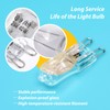 Lisnhlin 4 Pcs WPW10571723 Range Vent Hood Halogen Light Bulbs