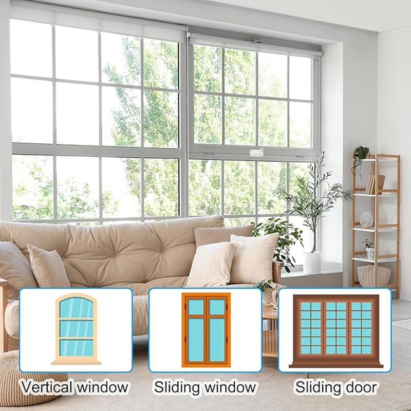 4 Pack Windows Sash Lock-Sliding Window Sash Locks for Single-Hung