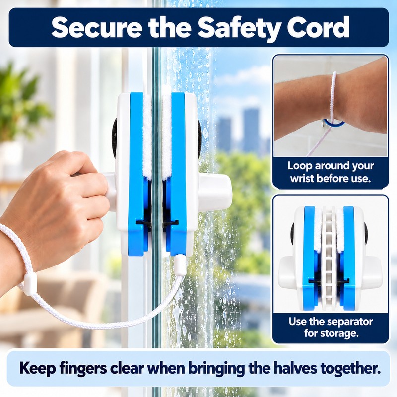 2026 Powerful Magnetic Window Cleaner Dual Sided High Efficiency Glass