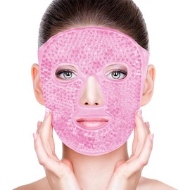JEYORZY 1 x cooling mask, ice mask, face, cooling pads, eyes, ice mask, ice mask, the cooling ice eye mask can be used as a hot compress, face spa for pressure, headaches, skin care