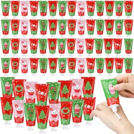 Loopeer 72 Pcs Christmas Hand Cream Gifts Bulk for Women Hand Lotion Travel Size Mini Cremas Para Manos for Dry Cracked Hands Moisturizer Cream for Stocking Stuffers Gift Xmas travel Calendar Advent