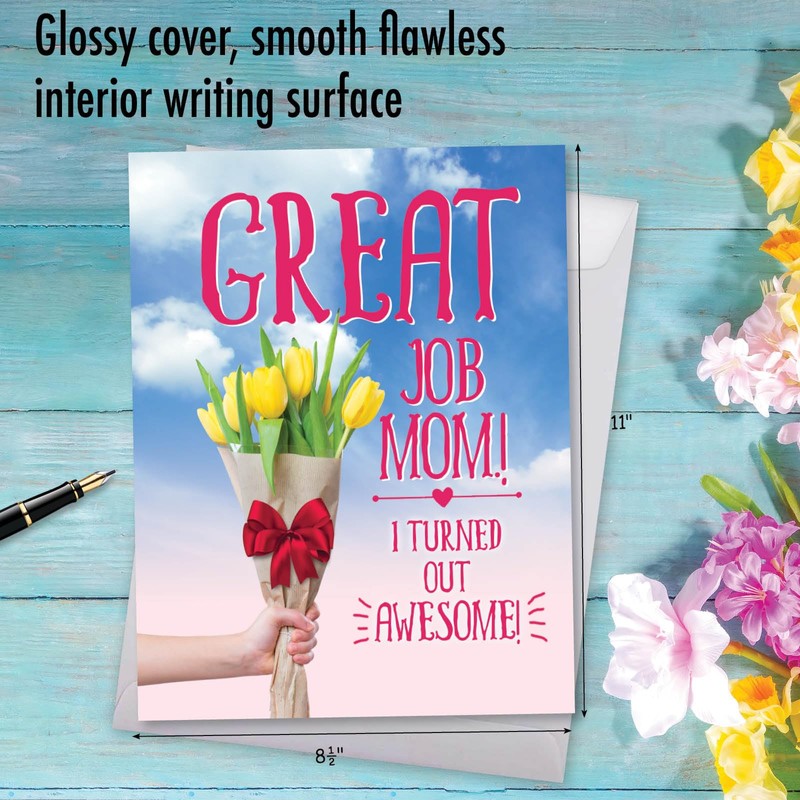 NobleWorks - Jumbo Card for Mothers Day (8.5 x 11