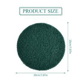 Vesaneae Pack of 10 Sanding Fleece for Random Orbital Sander, Sanding Sponge Polishing Sponge 150 mm for Metal Including Stainless Steel, Stone, Wood, Plastic