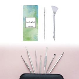 Folpus Pore Prep Tool Blackhead Extractions Tool Blemish Spots Extractor, Blackhead Removers Pimple Tool Kit, for Comedone Men Gifts