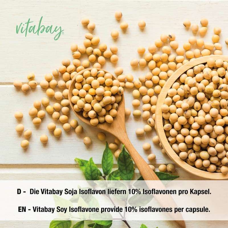 Vitabay Soy Isoflavon • 90 Vegan Capsules • With 10%