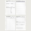 KOMPASS® Fitness Planning Inserts, DIN A5 Inserts for Ring Binder
