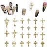 Yudisho 22 piezas de adornos de uñas en forma de