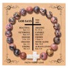 Christian Cross Bracelet God Says You are Beautiful Cross Bracelet