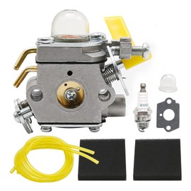 Carburetor Kit Replacement for Ryobi EX26 SS26 SS30, Homelite 308054015 308054028 308054034 309368003 985624001 25cc 26cc 30cc Trimmer Leaf Blower