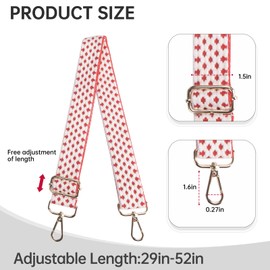 Dksongr Purse Straps Replacement Crossbody Wide Bag Strap for Purses Adjustable shoulder Straps for Women Handbags