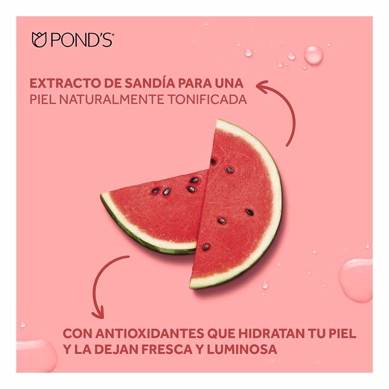 Hidratante Facial en Gel Pond's Fruity Hydra Fresh Sandía 110g