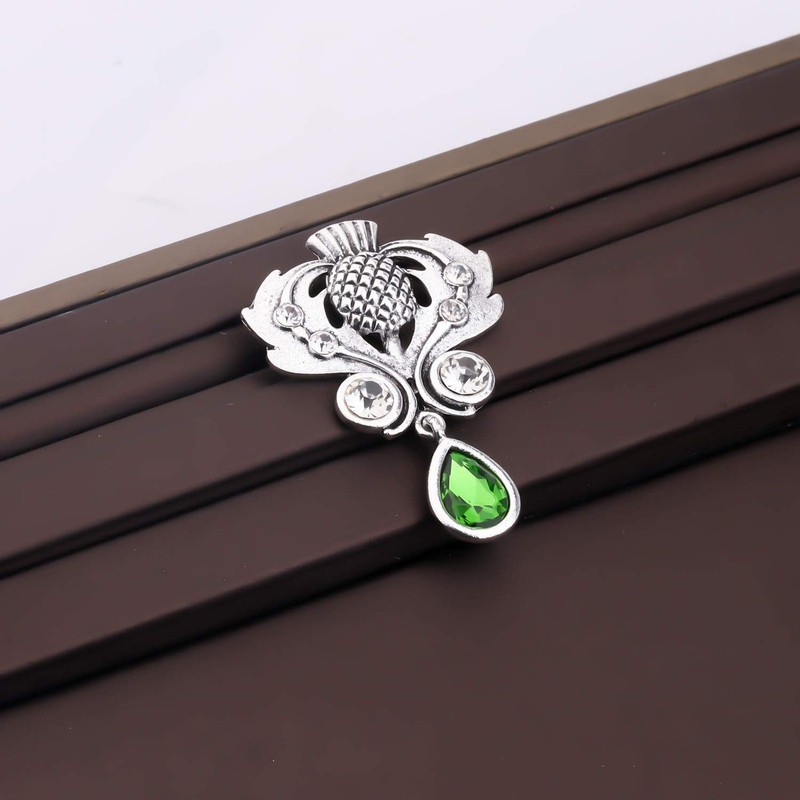 CENWA Outlander - Broche de cardo escocés con diseño de