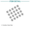 ACROPIX 25pcs G10 Solid Chrome Steel 5mm Silver Tone Precision