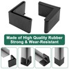 Bivethoi 20 PCS 2 Inch / 50mm Rubber Caps Angle