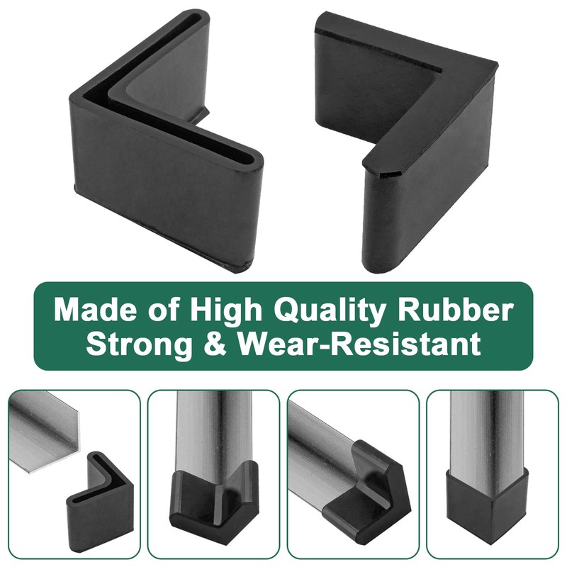 Bivethoi 20 PCS 2 Inch / 50mm Rubber Caps Angle