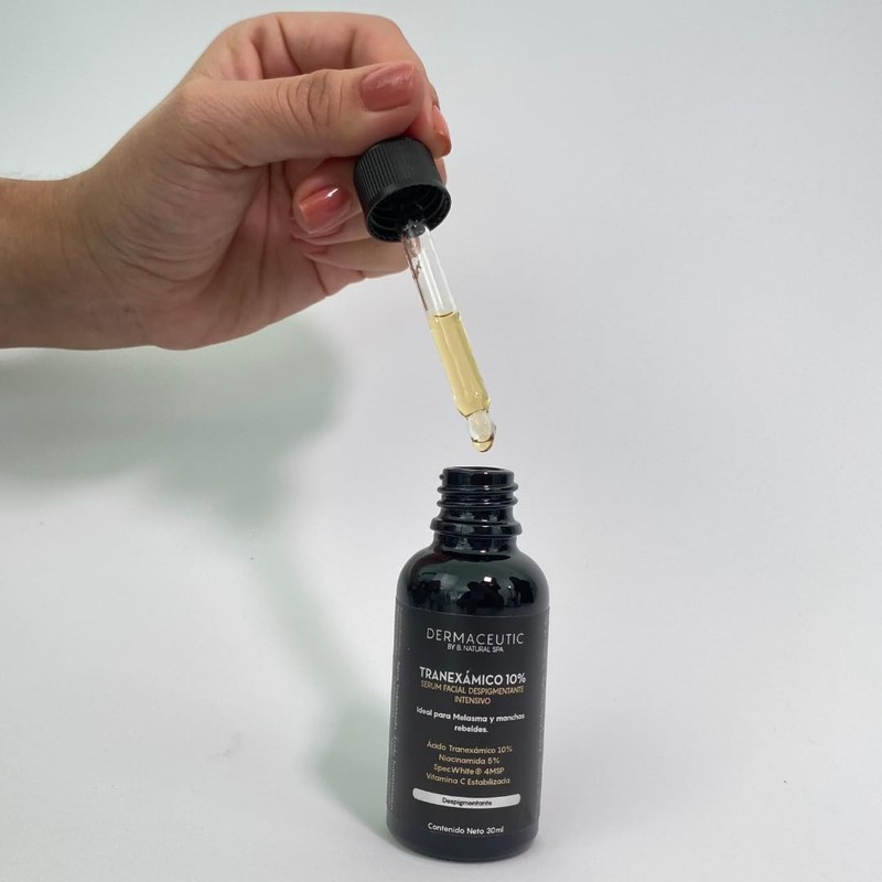 Suero Aclarante Acido Tranexamico 10% para melasma y manchas rebeldes