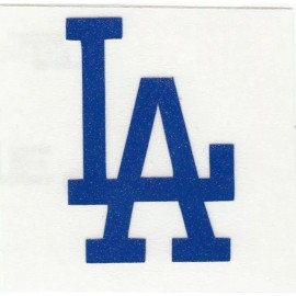 Highly Reflective LA Dodgers decal window helmet hard hat to 14" FREE TRACKING - 10 Inch