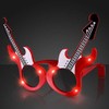 Rock Guitar Light Up Flashing LED Sunglasses (Set of 12)