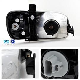 AKKON - For 2000 2001 2002 2003 2004 Toyota Tundra Regular | Access Cab Headlights w/Corner Lights LH + RH Pair