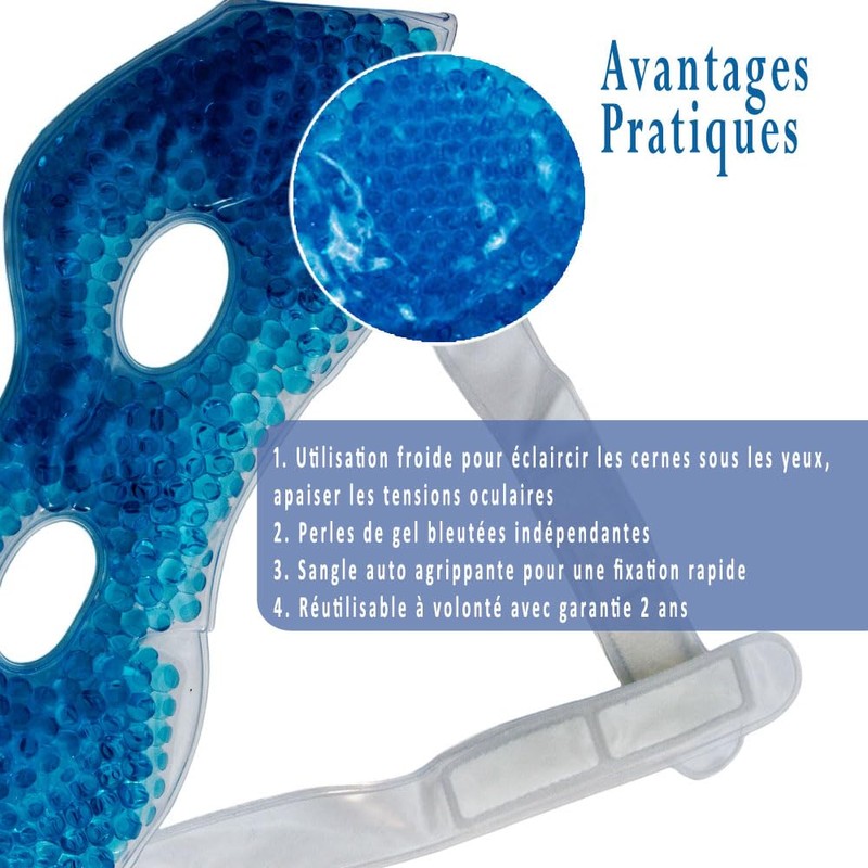 Cold Eye Mask | Gel Beads | Soothing | Concealer