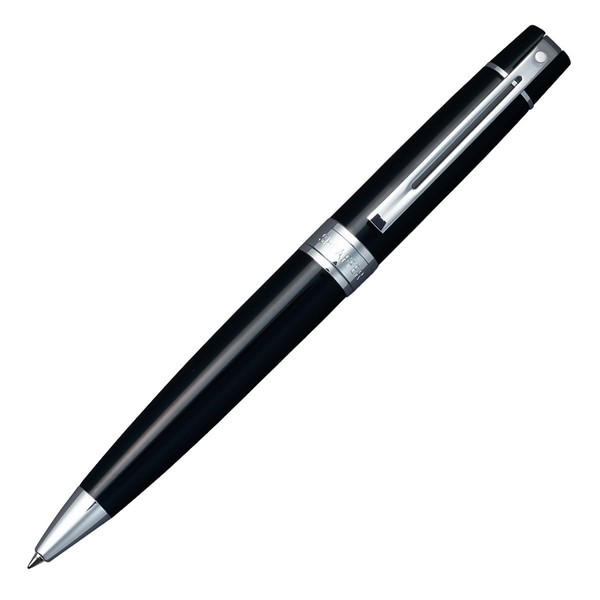 Sheaffer Gift Collection 2 (300) Ball Point Pen, Chrome Trim, Glossy Black (SH/9312-2)