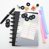 ITSYHPRO 100pcs Discbound Discs Plastic Expander Binder Rings Disc Planner