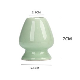 Matcha Whisk Holder,1Pc Chasen Stand, Matcha Tea Whisk Holder,Matcha Traditional Tea Set,Matcha Stand Shelf Chasen Holder Matcha Tea Holder Ceramic Holder for Bamboo