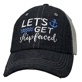 COCOVICI Let's Get Shipfaced Hat Cruise Hat -932 Dark Grey