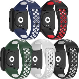 Compatible with Xiaomi Redmi Watch 3 Lite/ Redmi Watch 3 Active Band for Women Men,Colorful Silicone Bands,Adjustable Replacement Wristbands for Redmi Watch 3 Active Strap Smartwatch Accessories (MultiColorsA)