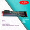 Lapices Escolares De Madera Con Goma Indra Mina Hb2 72pzs