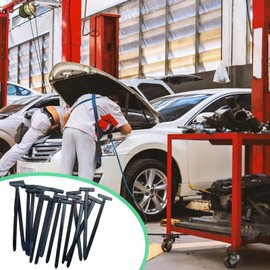 Heavy-Duty Self-Locking Nylon Zip Ties (100 Pack) - UV Protected for Car Repair, Home & Cable Management | 2026 Upgraded (Black 100pcs)