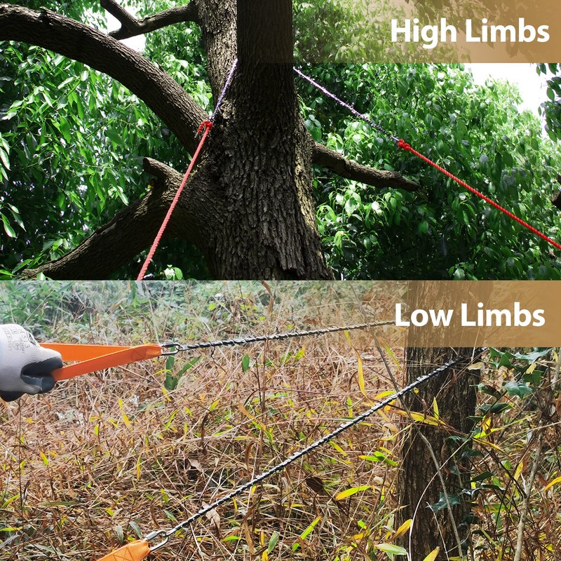 SENSILIN Rope Saw for Tree Limbs, 55 Inch Chain Saw