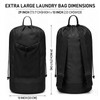 Backpack Laundry Bag Durable Polyster Laundry Backpack Bag with Shoulder