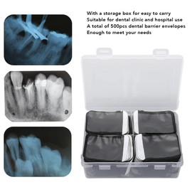 500 Sobres de Barrera de Dentista, Bolsa Protectora Desechable de Película de Rayos X para Placa de Fósforo, Sobres Digitales Dentales para Placa de Fósforo, Rayos X
