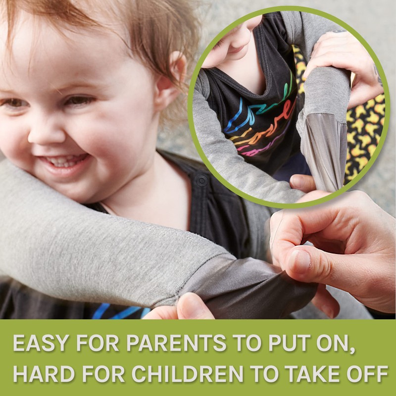 Bamboo Bubby | Eczema Mitten Scratch Sleeve | Baby Mittens