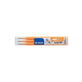Pilot 2 Sets of 3 Refills for Frixion Ball BLS-FR7 Apricot Rollerball Pen