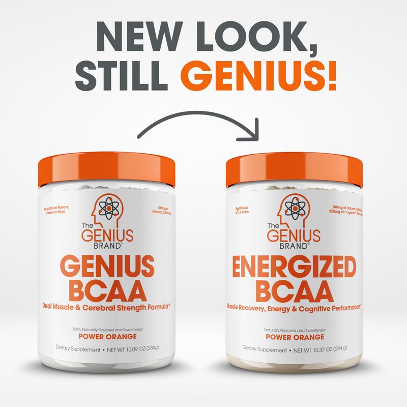 The Genius Brand Genius BCAA Powder - 5g Vegan BCAAs