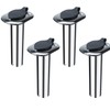 NovelBee 4pcs Boat Fishing Rod Holders,Stainless Steel Fishing Rod Rack