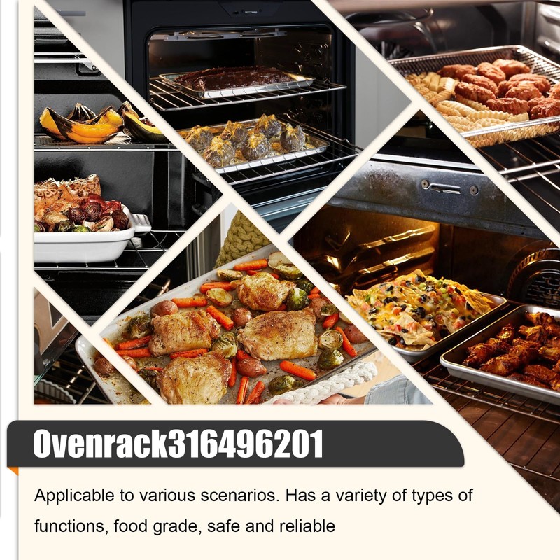 2-Pack Oven wire rack assembly 316496201（24" x 16" ）inch Compatible