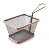 Lacor Cestino Quadrato Bronzo, Acciaio Inox, Grigio, 10 cm
