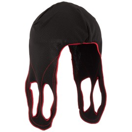 Komine RE-000 264 Motorcycle Helmet Remover, Black/Red Free, Mesh Material