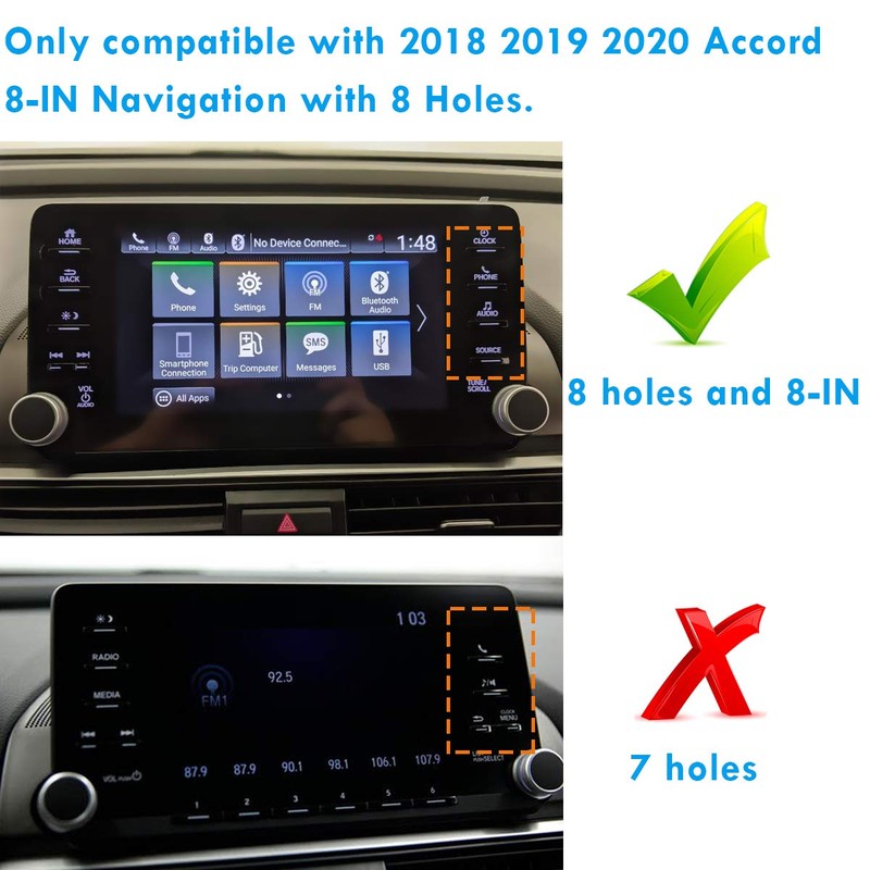 Moonlinks Compatible with Honda Accord 2018 2019 2020 2021 2022