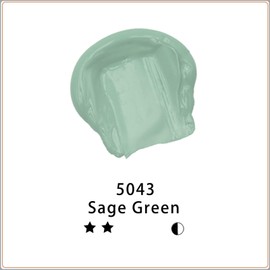 Artecho Acrylic Paint Sage Green 500 ml, Waterproof and Non-fading, Quick Drying, Acrylic Paint for Canvas, Wood, Fabric, Crafts, Leather and Stone