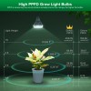 SANSI 450W Equiv. Grow Light Bulb LED Full Spectrum 30W