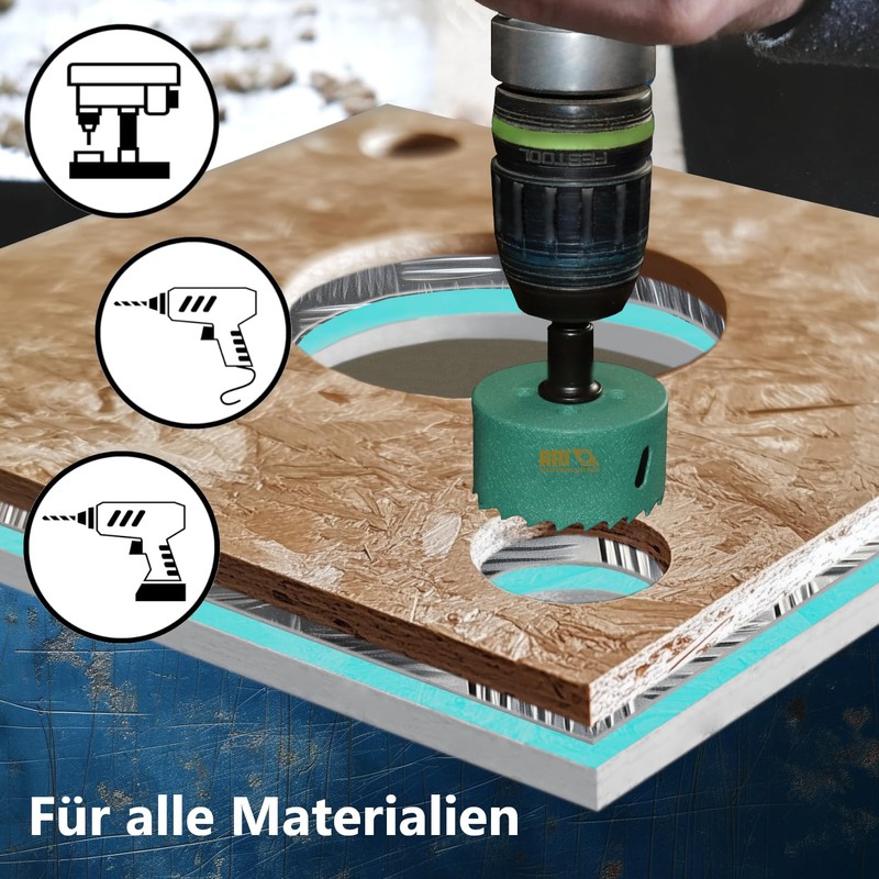 Hole Saws HSS Bi-Metal 15 - 60 mm Drill Bit
