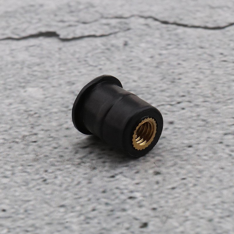 SING F LTD 10x M5 Rubber Well Nuts 5mm/0.2in Metric