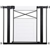 Safety 1st Easy Install Modern Farmhouse Gate, White