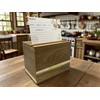 CHOUYUHE Acacia Wood Recipe Box Set - 100 4x6 Recipe