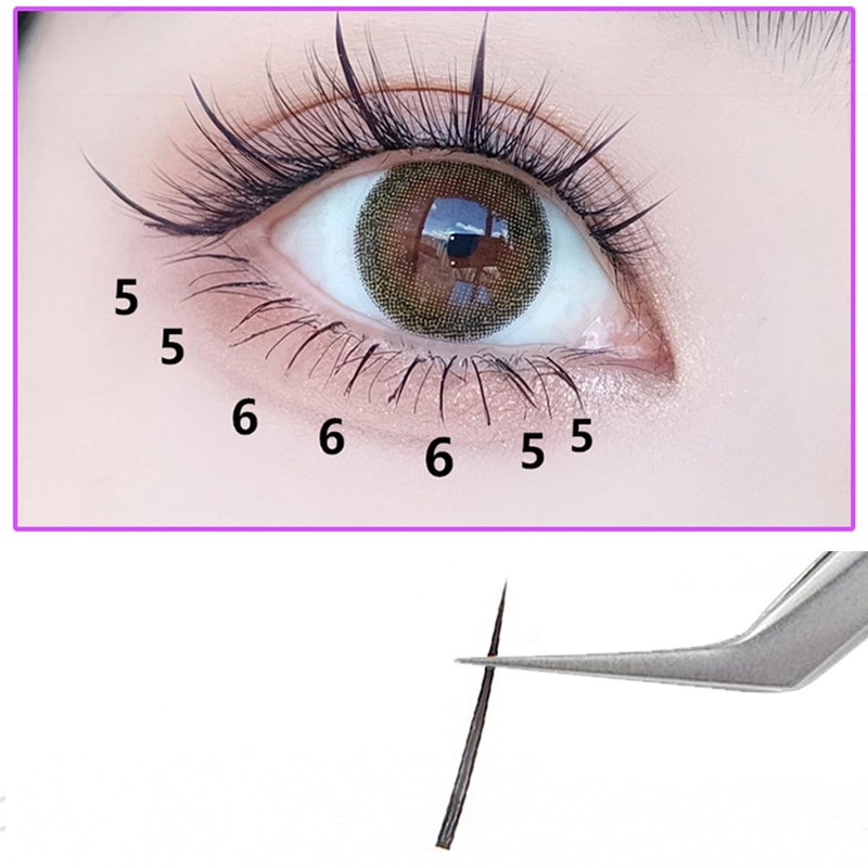 Lower False Eyelashes, Partial False Eyelashes, Self False Eyelashes, Natural